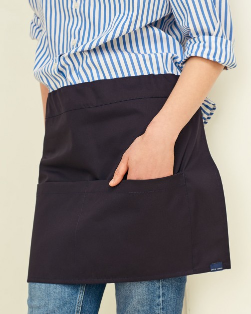 Lucio Verso Dark Blue Mini Bistro Apron/مئزر ميني بيسترو أزرق داكن من لوتشو ڤيرسو/