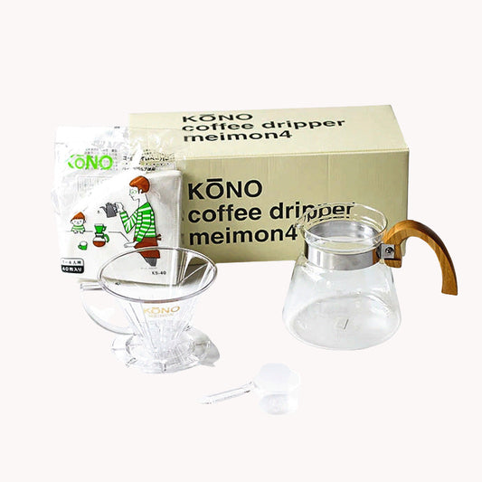 مجموعة الترشيح من كونو بمقبض خشبي (بدون غطاء)