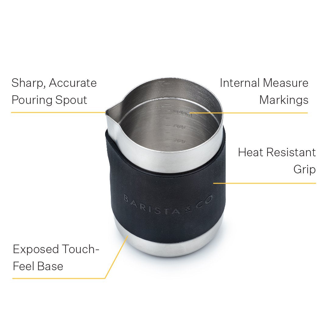 Shorty Stainless Steel Professional Milk Jug - 600ml