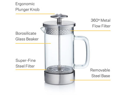 أداة كوفي بريس من باريستا اند كو – 3 أكواب/1 مج