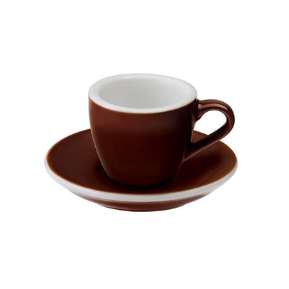 LOVERAMICS Egg Espresso Cup & Saucer 80ml