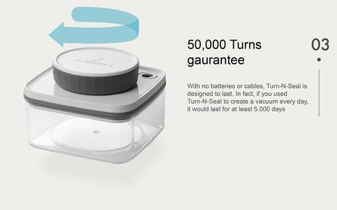 Turn-N-Seal Vacuum Storage Canister
