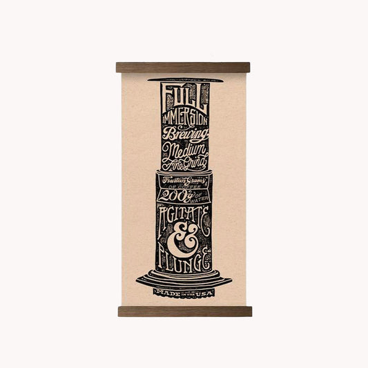 سلسلة مطبعية - طباعة Aeropress