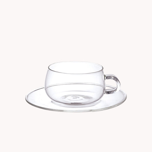 UNITEA Cup & Saucer 230ml Glass